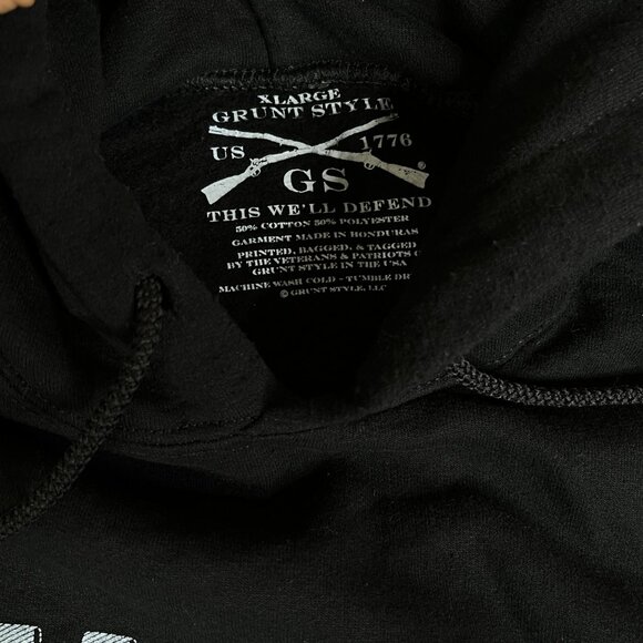 Grunt Style Hoodie Sweatshirt Mens XL Community This We'll Defend - Picture 5 of 10